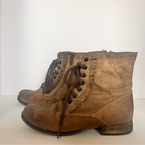 Betsey Johnson Litza Combat Boots 7 1/2